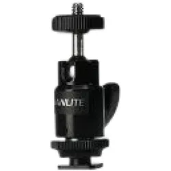 Nanlite MINI BALL HEAD WITH 1/4'' AND HOTSHOE - Stativ Nanlite MINI BALL HEAD WITH 1/4'' AND HOTSHOE - Stativ
