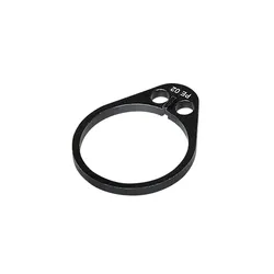 PRO Vibe Bottom Spacer 1-1/4 10 mm, Skinnende Sort - Cykel styrfitting