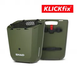 Shad Daily Bike Box 20l Green (klickfix Rail) - Cykeltaske Shad Daily Bike Box 20l Green (klickfix Rail) - Cykeltaske