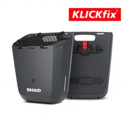 Shad Daily Bike Box 20l Grey (klickfix Rail) - Cykeltaske Shad Daily Bike Box 20l Grey (klickfix Rail) - Cykeltaske