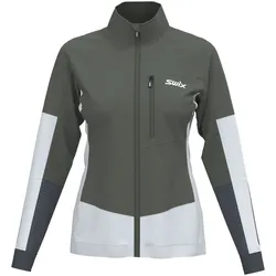 Swix Dynamic Jacket W - Olive/ Bright White - Str. S - Softshell jakke Swix Dynamic Jacket W - Olive/ Bright White - Str. S - Softshell jakke