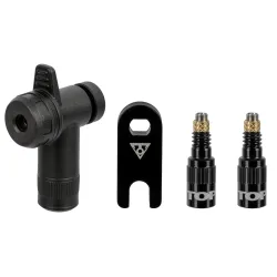 Topeak Turboflow Valve Combo With Rapidhead - Cykelreservedele