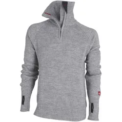Ulvang Rav Sweater W/zip - Grey Melange - Str. S - Striktrøje Ulvang Rav Sweater W/zip - Grey Melange - Str. S - Striktrøje