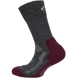 Ulvang Spesial Jr - Charcoal Melange/Fig - Str. 28-30 - Strømper Ulvang Spesial Jr - Charcoal Melange/Fig - Str. 28-30 - Strømper